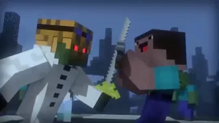 Minecraft clip Paradise Zombie Apocalypse Music video