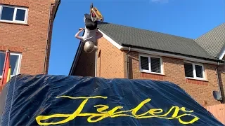 Back flipping My Sick Airbag Ramp