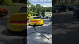 Awesome wide-body Porsche Exhaust