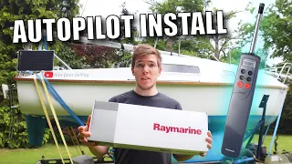 HOW TO Install A Raymarine ST2000+ Tiller Pilot On A Sailboat! | Ep.98