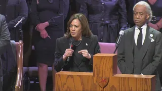 Vice President Kamala Harris at the funeral for Tyre Nichols