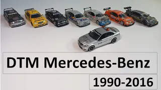 DTM cars: scale models from AUTO atr, Minichamps and Schuco