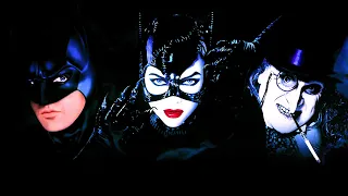 Batman Returns B-Roll Footage Behind The Scenes Making Keaton Burton Pfeiffer Catwoman Whip Deleted