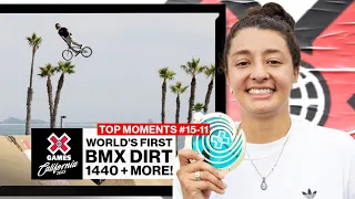 KADEN STONE'S WORLD'S FIRST 1440 + Top Moments #15 - #11 | X Games California 2023