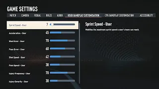 FIFA 23 Realistic Sliders Settings