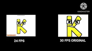 Uppercase Version Ka vs Er (30 FPS VS 24 FPS)