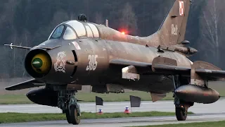 Black Sukhoi Su-22UM Fitter, 305, Poland Air Force at Swidwin Air Base (EPSN)