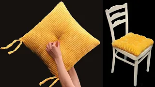 How to sew a pillow for a chair - a simple way, a beautiful result!