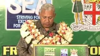 Prime Minister Voreqe Bainimarama officiate as Chief Guest at the PSC Service Excellence Award.