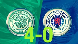 Celtic vs rangers 4-0 Scottish cup highlights