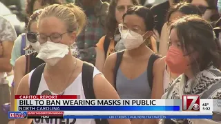 NC Senate committee approves bill restricting masks