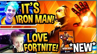 Streamers React to *NEW* "Iron Man FISTS" In Fortnite Avengers LTM! (New LEAK)