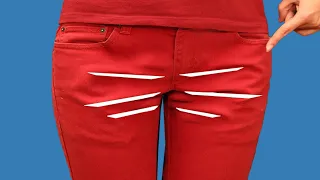 A sewing trick on how to fix creases on pants between legs - the easiest way!