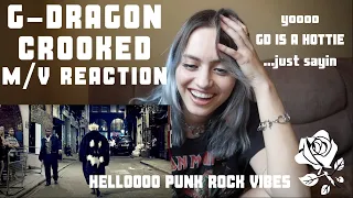 G-DRAGON  삐딱하게 (CROOKED) MUSIC VIDEO REACTION - GD in this M/V giving me major punk rock vibes!