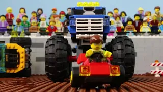 LEGO City Vehicles STOP MOTION LEGO Monster Trucks, Go-Kart, Police Cars | Billy Bricks Compilations