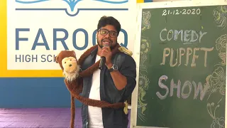 Ventriloquist show at farooq high school for girls