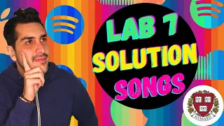 LAB 7: SONGS | SOLUTION (CS50)