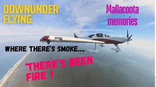 Smoke . . .and fire - inextricably linked with a disaster that unfolded at Mallacoota in 2019/20.