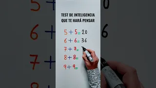 TEST DE INTELIGENCIA QUE TE HARÁ PENSAR