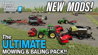 FS22 | ULTIMATE MOWING & BALING!! 8+ NEW MODS! (Review) Farming Simulator 22 | PS5 | 3rd March 2023.