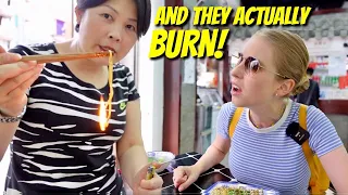I went to the home of BURNING NOODLES!!!