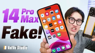 Trên tay iPhone 14 Pro Max 1TB giá hơn 1 triệu: Nhái quá đỉnh, Dynamic Island như thật!