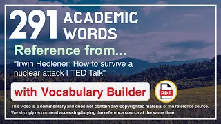 291 Academic Words Ref from "Irwin Redlener: How to survive a nuclear attack | TED Talk"