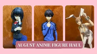 My first bunny boy! August anime figure haul from AmiAmi (Another, Blue Lock, and Ten Count)