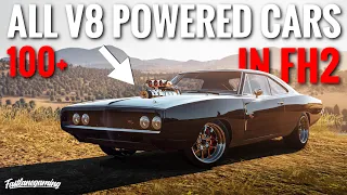 All Forza Horizon 2 V8 Car Sounds (100+ Insane V8 Sounds)