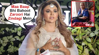Rakhi Sawant Get's Emotional & Started Crying In Public While Talking About Her Mom Condition's