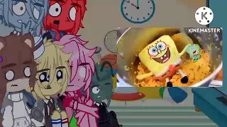 SpongeBob Characters React To SpongeBob SquarePants Mac & Cheese