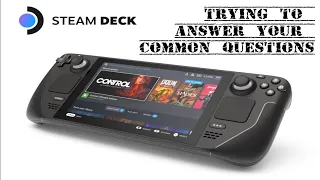 Steam Deck | A Portable Handheld Gaming PC. Let's Try To Answer Your Common Questions