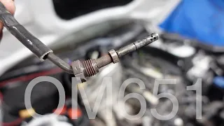Mercedes W212 | How To Replace Temperature Sensor OM651