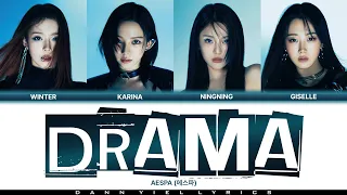 AESPA (에스파) - 'DRAMA' (Color Coded Han/Rom/Eng Lyrics Video)