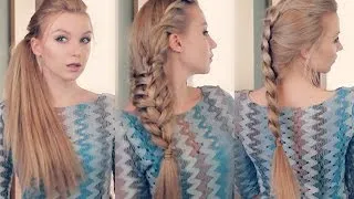 Как сделать 3 ОРИГИНАЛЬНЫЕ причёски самой ! Easy every day hairstyle tutorial