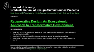 Design Impact Vol. 5: Regenerative Design: An Ecosystemic Approach to Transformative Development