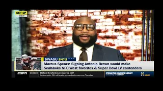 Marcus Spears reacts Chances Seahawks consider signing Antonio Brown | Get Up