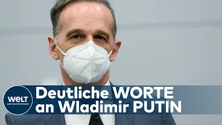 HEIKO MAAS: Bekenntnis zur Ukraine - EU will den Druck auf Russland erhöhen | WELT Dokument