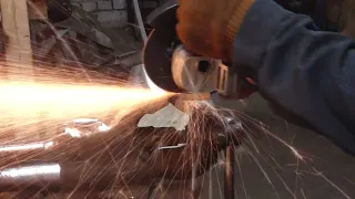 Мощная САМОДЕЛКА из квадрата!💪 ХОЛОДНАЯ КОВКА! BEAUTY! COLD FORGING!КРАСОТИЩА!