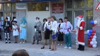 Линейка 1 сентября 2014 г. Школа 158, Новосибирск
