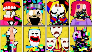 TROVA TUTTI I FIGLI DI POMNI di AMAZING DIGITAL CIRCUS su BACKROOMS MORPH SIMULATOR su ROBLOX ITA!!