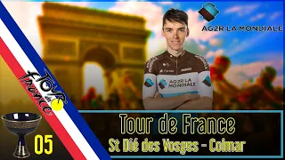 Tour de France 2019: Stage 5 : Saint Dié des Vosges - Colmar || Pro Cycling Manager 2019