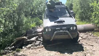 Внедорожник из Оки. Ваз1111 . Камазик на Жигаланских водопадах. База Звезда. Плато кваркуш.