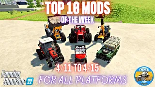 TOP 10 MODS OF THE WEEK - Farming Simulator 22