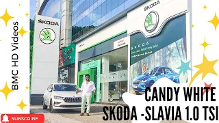 Taking Delivery of First Dream Car - Skoda Slavia | Exterior, Interior & Driving | Happy Moment ❤️