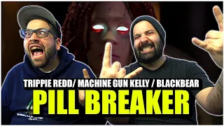 TRIPPIE WENT ROCK?! Trippie Redd, Machine Gun Kelly, blackbear – PILL BREAKER *REACTION!!