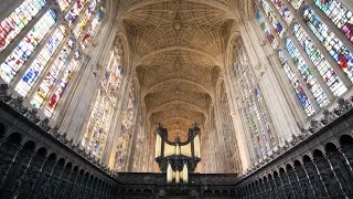 Nathan Laube plays the restored King's College Chapel Organ