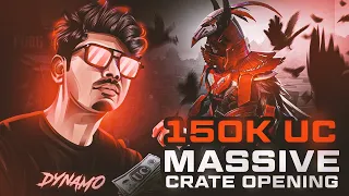 150K UC LIVE CRATE OPENING ON 150K LIKES | BLOOD RAVEN X-SUIT LEVEL MAX