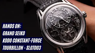 Grand Seiko’s mega mic drop - the SLGT003 "Kodo" Constant Force Tourbillon