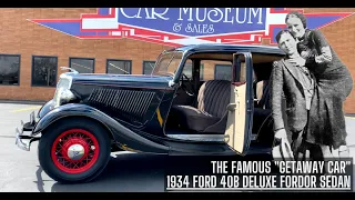 [The famous getaway car!] 1934 Ford 40B Deluxe Fordor Sedan | St. Louis Car Museum